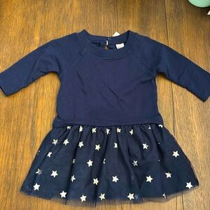 Carter’s Navy Star Sweater Dress Size 2T